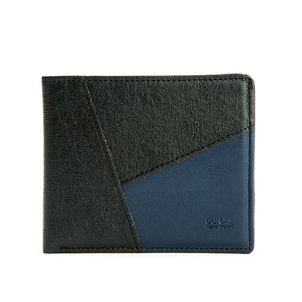 Woody - Blue Vegan Leather Wallet for Men